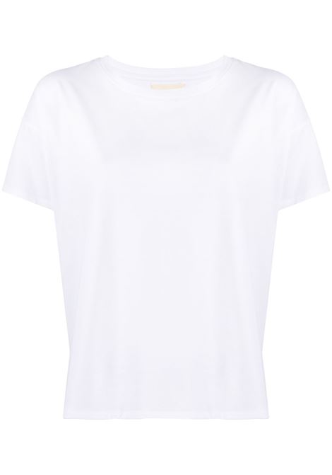 T-shirt oversize a maniche corte in bianco Loulou studio - donna LOULOU DE SAISON | BASILUZZOWHT